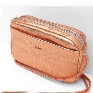 Baggu copper mini purse